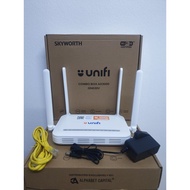 SKYWORTH Combo Box AX3000 GN630V Unfi Wi-Fi Easy Mesh Router （ Second-Hand 95％ New ）