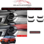 Proton X50 Interior Cover Air cond Cover Left&Right Carbon Fiber Look/ Interior Cover