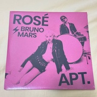blackpink rose x bruno mars apt黑膠black vinyl