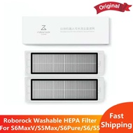 Original Roborock Washable HEPA Filter Accessories Parts for Roborock S6 MaxV / S5 Max / S6 Pure / S