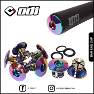 ODI END PLUG FOR HANDLEBAR END CAP OIL SLICK SUPERLIGHT ALLOY BASIKAL ACCESSORIES MTB BMX DW FOLDING