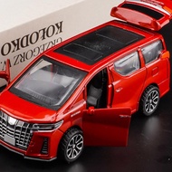 Toyota Alpha Toy Car Model With Open Doors Alloy Die-cast Model Toy Gift For Children Suitable U9m3