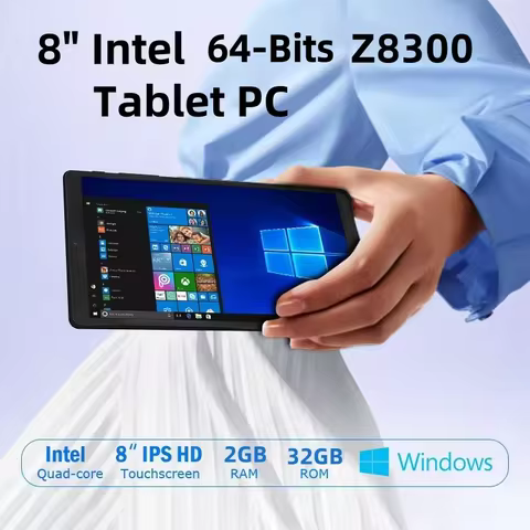 Intel X5-Z8300 8" Windows 10 Tablet PC 2GB/4GB/8GB RAM 32GB/64GB/128GB ROM 64Bits Quad Core Dual Cam