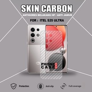 ITEL S26 ULTRA ITEL S25 ULTRA SKIN CARBON TRANSPARENT ANTI-SCRATCH ANTI-FUNGUS ITEL S26 ULTRA ITEL S