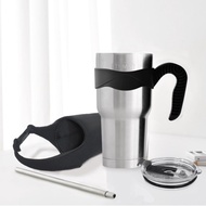 ★ Tums New Mega Tumbler 5-Piece Set [Tumbler 900ml + Handle + Straw Waterproof Lid + Stainless Steel Straw + Big Pouch]