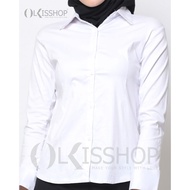 Terlaris Kemeja Putih Polos Formal Wanita | Baju Kantor Formal Kerja