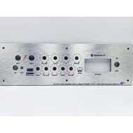 Zk-HT21 Bluetooth Speaker Plate No Moving (Channel 5*25) Digital Battery + Zk-AMP Microphone Preampl