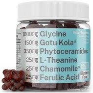 SHIZAM Glycine Supplements with Phytoceramides Gummies – L-Glycine Gummy Supplement Alternative to C