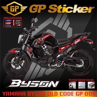 YAMAHA BYSON 150 VIETNAM VARIATION STRIPING YAMAHA BYSON MOTORCYCLE VARIATION STICKER/ FREE LAMINATI