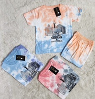 Tie Dye istiqlal monas baju setelan anak laki laki dan perempuan