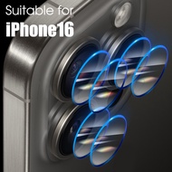 Camera Lens Protector - 9H Hardness Tempered Glass Lens Protective Film - for IPhone 16/16 Pro/16 Pl