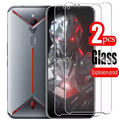 2PCS FOR ZTE Nubia Red Magic 3 3S HD Tempered Glass Protective On RedMagic Magic3 NX629J NX629J_V1S
