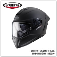 CABERG Drift Matte Black Full Face Helmet (S-Xl) (Made In Italy) (DCAB-00021)