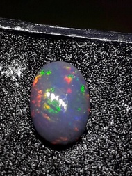 Promo batu kalimaya black opal abu solid asli banten