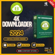 4K Downloader 4.3 2024 💯 EASY INSTALL SOFTWARE  💯 LIFETIME PREMIUM 💯 FAST DELIVERY 💯 SAFE