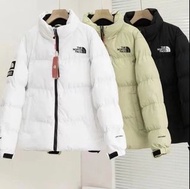 韓國優惠預訂！ 3色選 the north face 户外機能防水面料 刺繡印章 羽絨外套