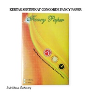 FANCY PAPER CONCORDE CERTIFICATE PAPER
