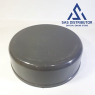 Dop 6" inch PVC SOKET / Dop Pipa 6" inch D / Cap 6" in / Tutup Pipa Bulat 6" inch / Dop Polos 6 inch