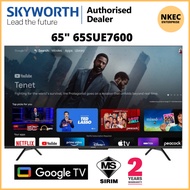 Skyworth 65 Inch Digital Led 4k Ultra Hd Google Tv Android Tv Smart Tv Youtube Nexflix 65" 65SUE7600 Televisions