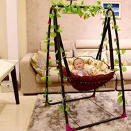 嬰兒吊床 家用室內搖籃椅宿舍陽臺吊椅單人戶外鞦韆室內搖籃