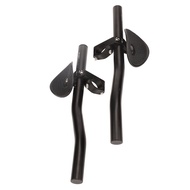 2PCS Bike Aero Bars Mountain Bike Rest Handlebar Aluminum Alloy Road Bike TT Handle