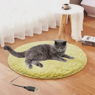 แผ่นรองผ้าห่มไฟฟ้าสำหรับสัตว์เลี้ยงแบบ USB, แผ่นรองทำความร้อนไฟฟ้าสำหรับแมวกันรอยขีดข่วนให้ความอบอุ่นแก่สุนัขนอนหลับ