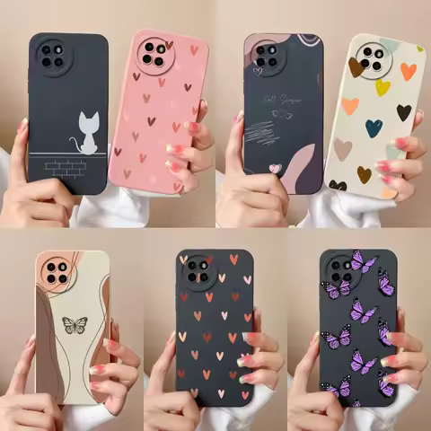 For itel S23 Plus Case Creative Design Soft Liquid Silicone Camera Protection Phone Cover For itel S