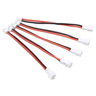 5Pcs PH2.0 2P Male To PH2.0 2P Female Cable PH2.0 2P Battery Adapter Cable For Axial SCX24 1/24 RC C