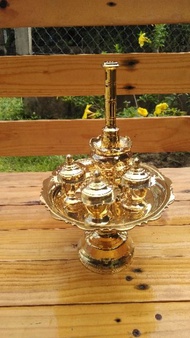 Set renjis air mawar tembaga baru cantik berkilat Souvenir brass