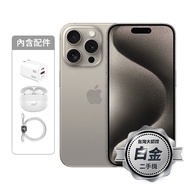 APPLE iPhone 15 Pro Max 256G(鈦)(5G)【認證盒裝二手機】白金級【送MagSafe】