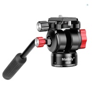 Manbily VH-1 Compact Video Fluid Head Pan Tilt Tripod Head Panorama Ballhead Tripod Mount Aluminum A