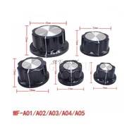 HT-5Pcs MF A01 MF A02 MF A03 MF A04 MF A05 Potentiometer Knob WH118/WX050 Rotary Switch Electronic 6