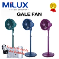 (FREE Inflatable Air Bubble) Milux MGF-10 Gale Fan With 3 Speed And Smooth Oscillatiom MGF10