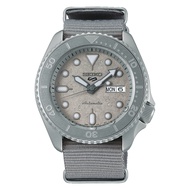 [Watchspree] Seiko 5 Sports Automatic Grey Nylon Strap Watch SRPG61K1