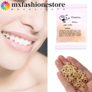 MXFASHIONE Elastic Rubber Bands Orthodontic Latex Rubber Band Tooth Care Orthodontic Braces bands
