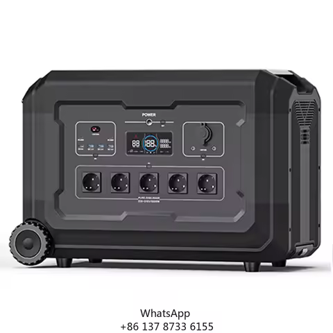 S3 3600 W Powerstation 110V 220V Solar Generator Mega 3 LiFePO4 Battery 3600Watt Portable Power Stat