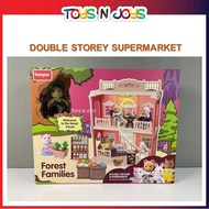 [Shop Malaysia] (READY STOCK) Sylvanian Forest Families Chocolate Rabbit Play Set Double Decker Supermarket and Fashion Store