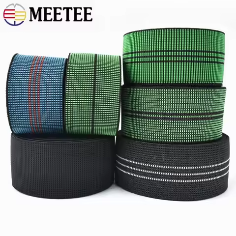 1-10M 50mm Elastic Band For Sewing Cushion Trampoline Rubber Bands Sofa Chair Backrest Stretch Strap