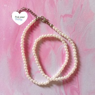 Pearl Necklace Pearl Bead Necklace Aesthetic Korean Pick Your Thing