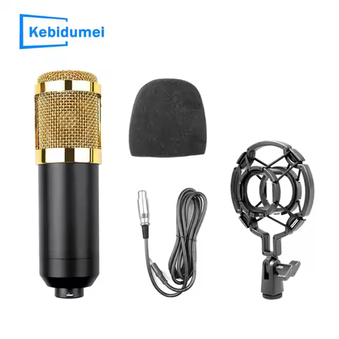 Professional Microphone Set BM800 Studio Condenser Mikrofon Mic For PC KTV Karaoke Recording Compute