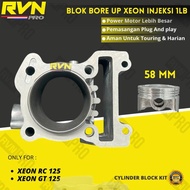 [BISACOD] BLOK BLOCK SEHER SET BORE UP XEON RC 125 INJEKSI XEON GT 125 INJEKSI 1LB 58MM 58 MMRVN