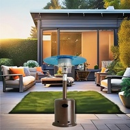 Decorative Mushroom Patio Gas Heater Steel Outdoor Lighting Tool