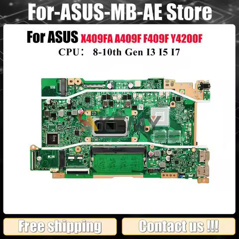 X409FA Laptop Motherboard For ASUS Y4200F A409F X409FAC X409FB X409FJ X409F X409FL F409F Mainboard W