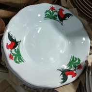 piring ayam keramik 16cm 1Lusin