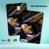 Dollar Bill TNG - Touch n Go Card Sticker Cover TNG / MASTER / VISA / CREDIT/ DEBIT CARD STICKER