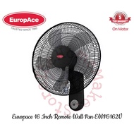 EuropAce 16" Wall Fan with Remote EWF6162V | EWF 6162V (2 Years Warranty | 5 Years Motor Warranty)