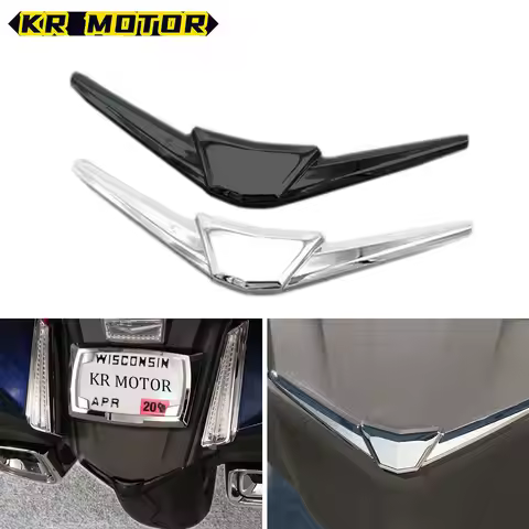 For Honda Goldwing GL1800 Motorcycle Rear Front Fender Tip Trim Decoration Cover Accessories Gold Wi