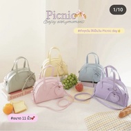 Halfmoon Picnic Bag - Brand 8angles - local Thai