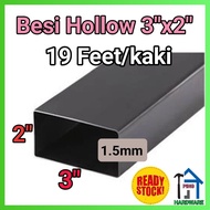 3"x2"  Besi Hollow (1feet-7feet)