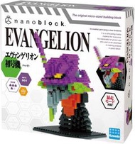 【幫長拍賣】日版／河田積木Nanoblock／NEV-001／福音戰士／初號機頭像／EVANGLION／暴走狀態